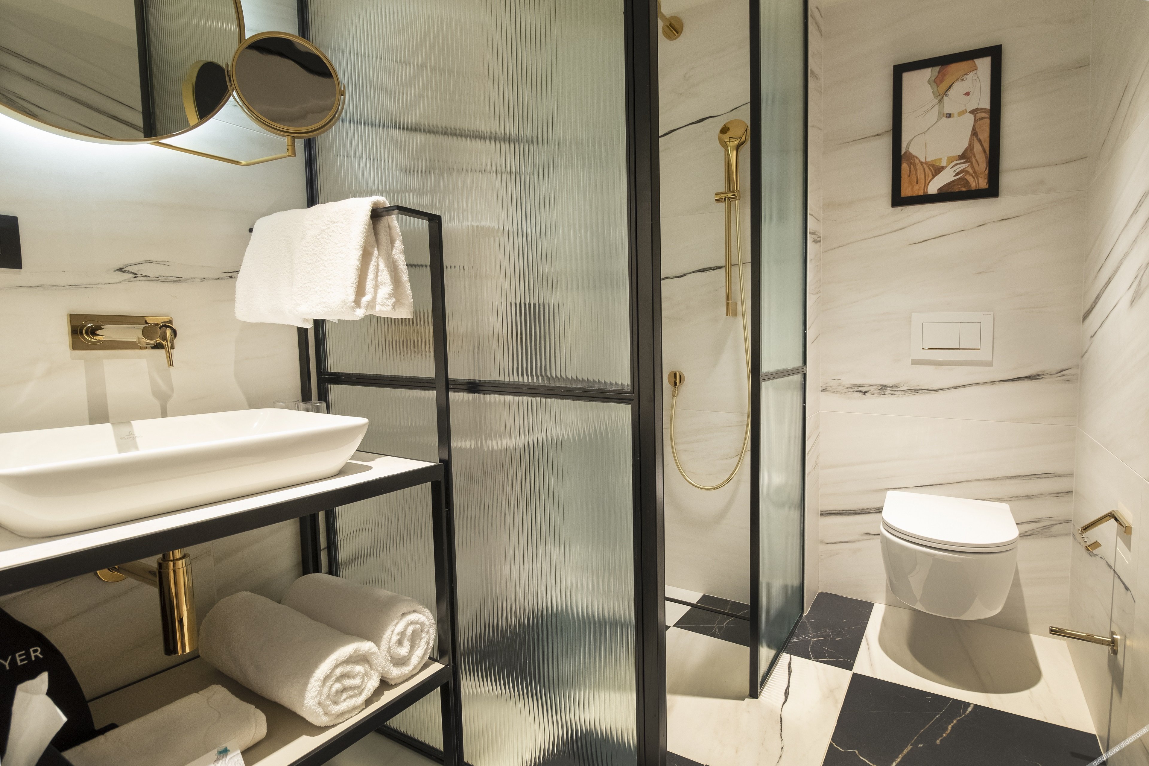 1张大床标准knez Mihailova街景