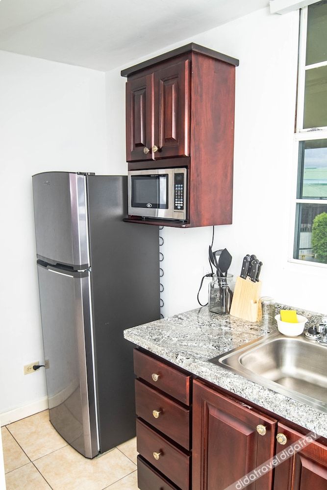 全景客房, 2 张双人床, 无烟房, 部分海景