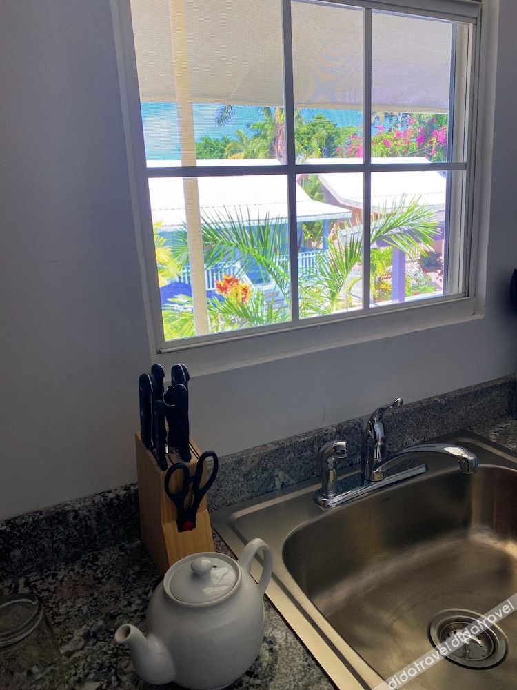 全景客房, 2 张双人床, 无烟房, 部分海景