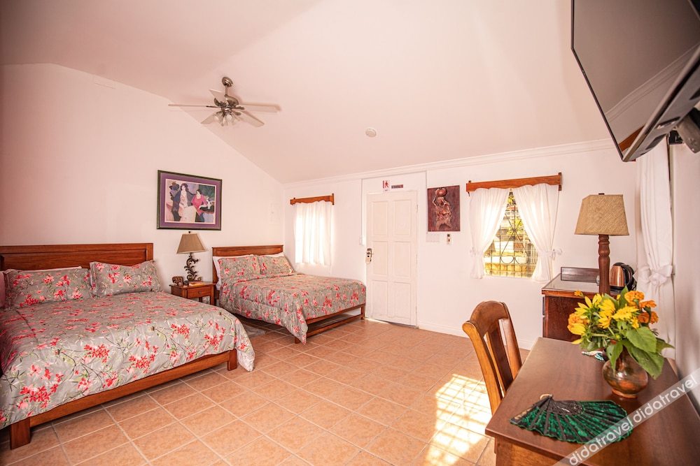 标准房, 多张床, 无烟房, 泳池景观