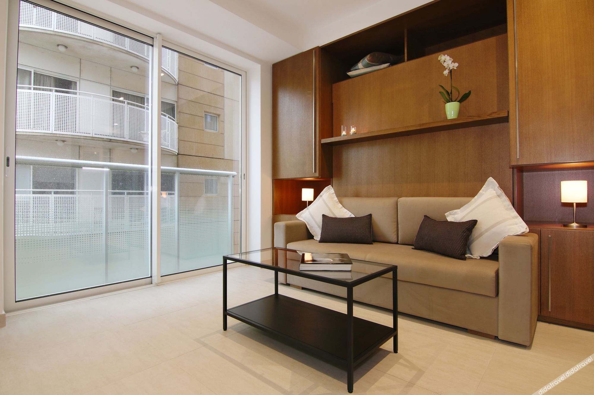 奢华开间, 1 张双人床