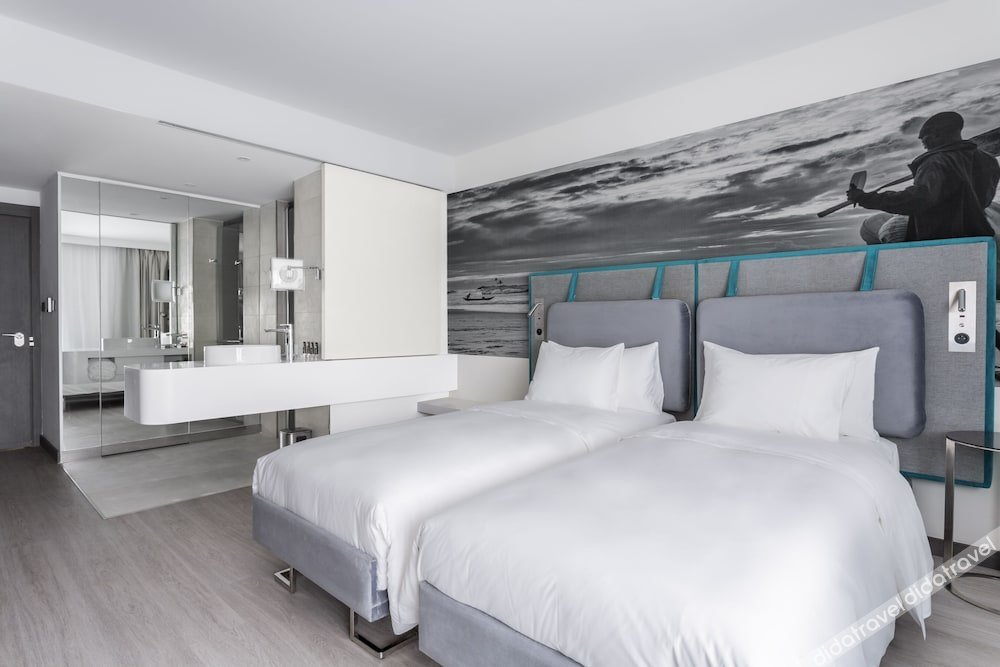 高级2张单人床房