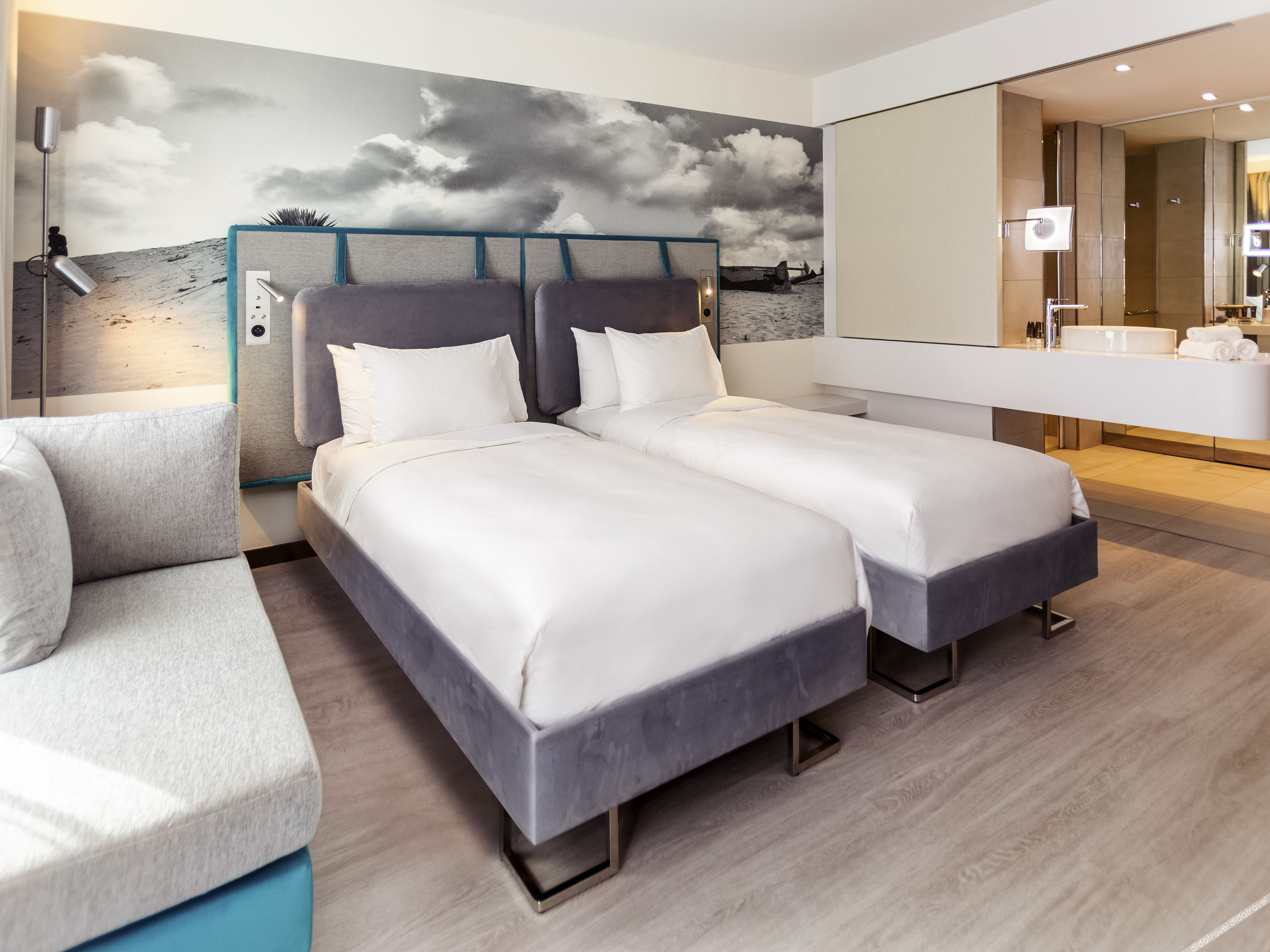 高级2张单人床房