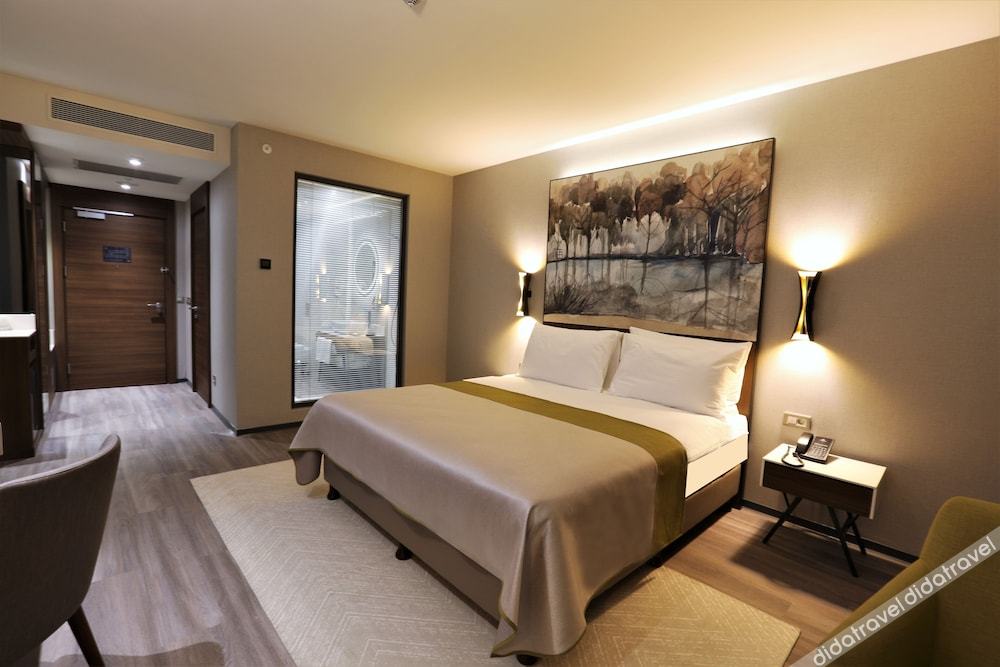 华丽双人房（1 张双人床）, 1 间卧室山景