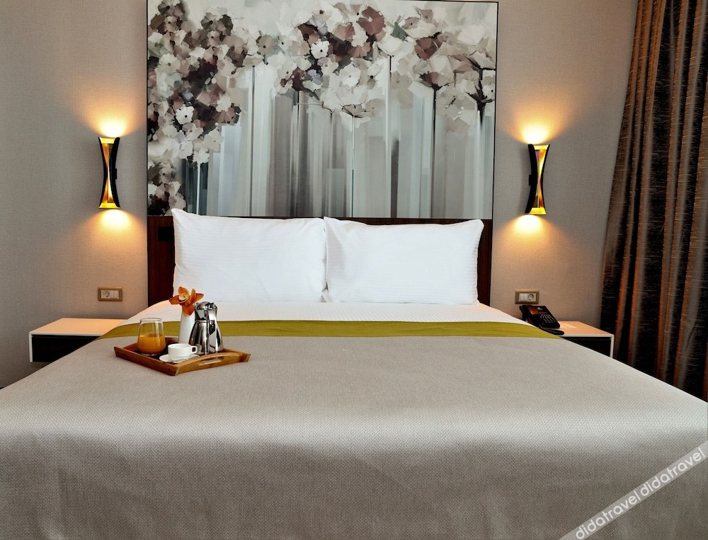 华丽双人房（1 张双人床）, 1 间卧室山景