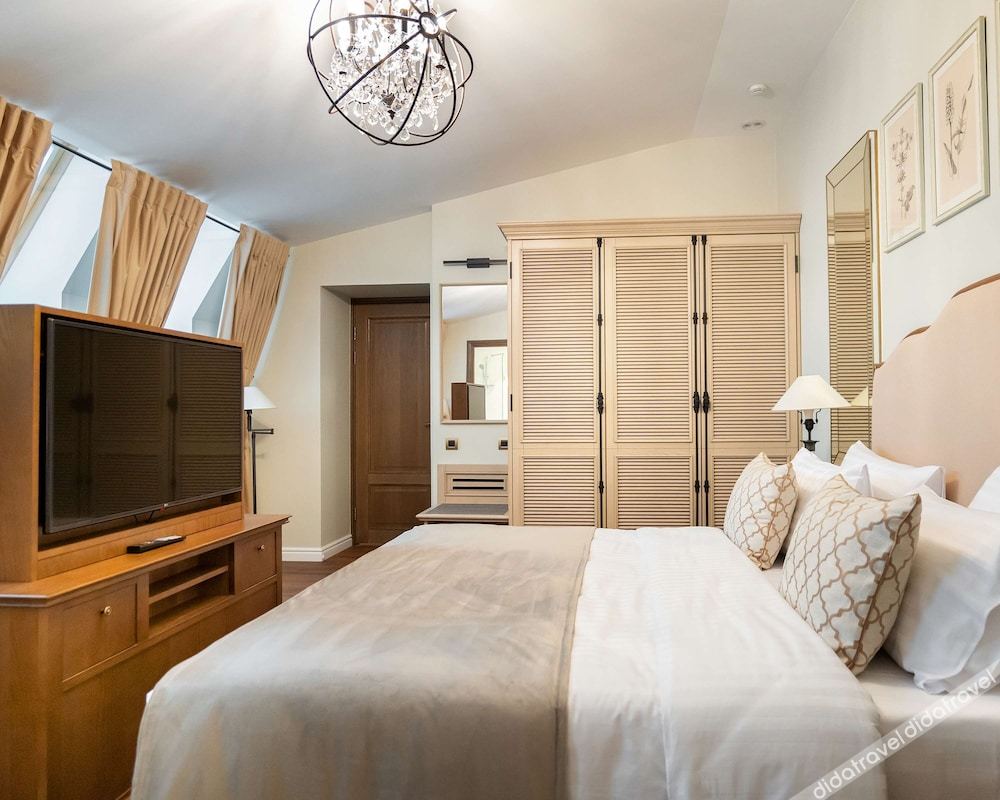 豪华套房（1张特大床，带浴缸、客厅）