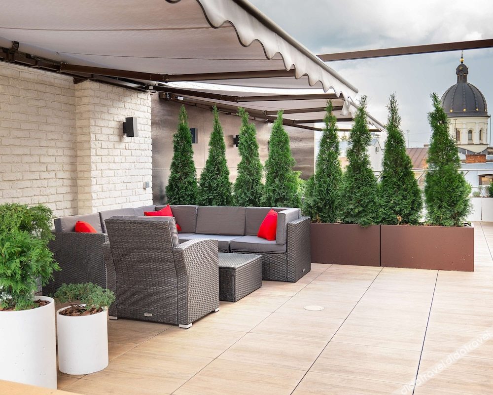 套房, 1 张特大床, 无烟房, 露台 (Living Room)