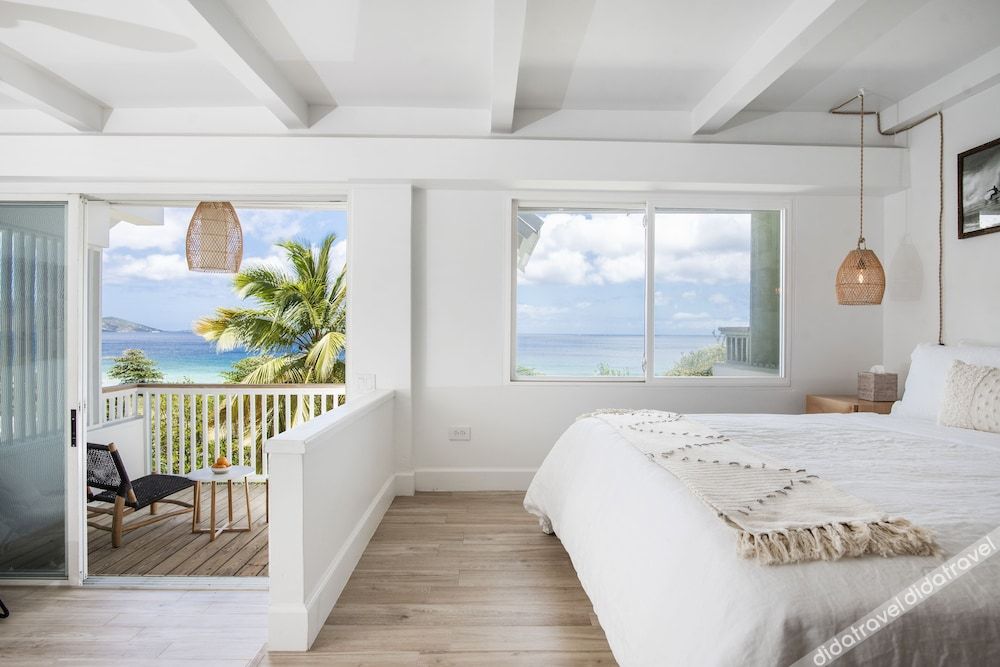 标准间，享有海景。