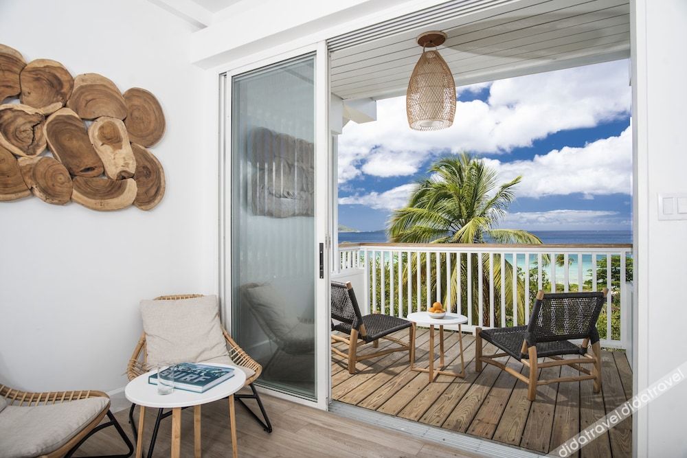 标准间，享有海景。