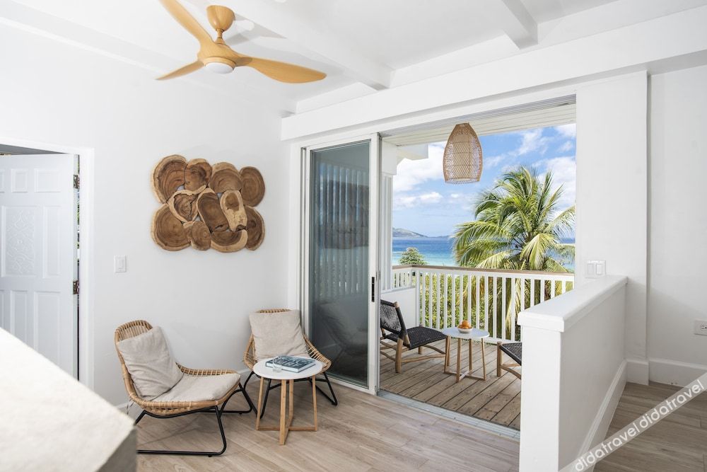 标准间，享有海景。