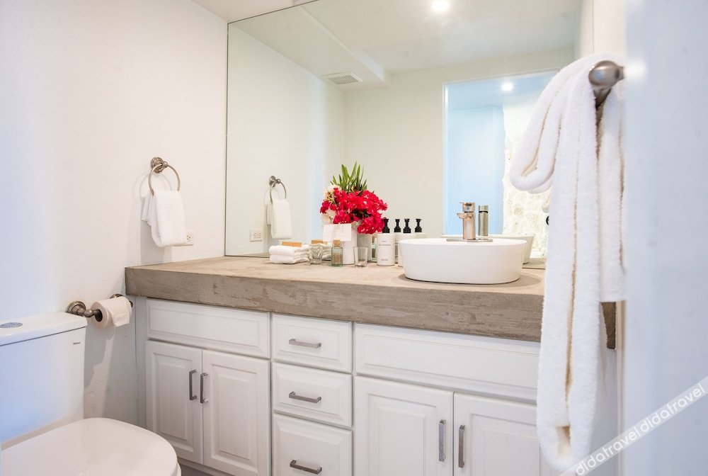 标准间，享有海景。