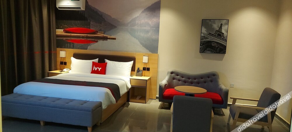 高级双人房（1 张双人床）, 1 间卧室