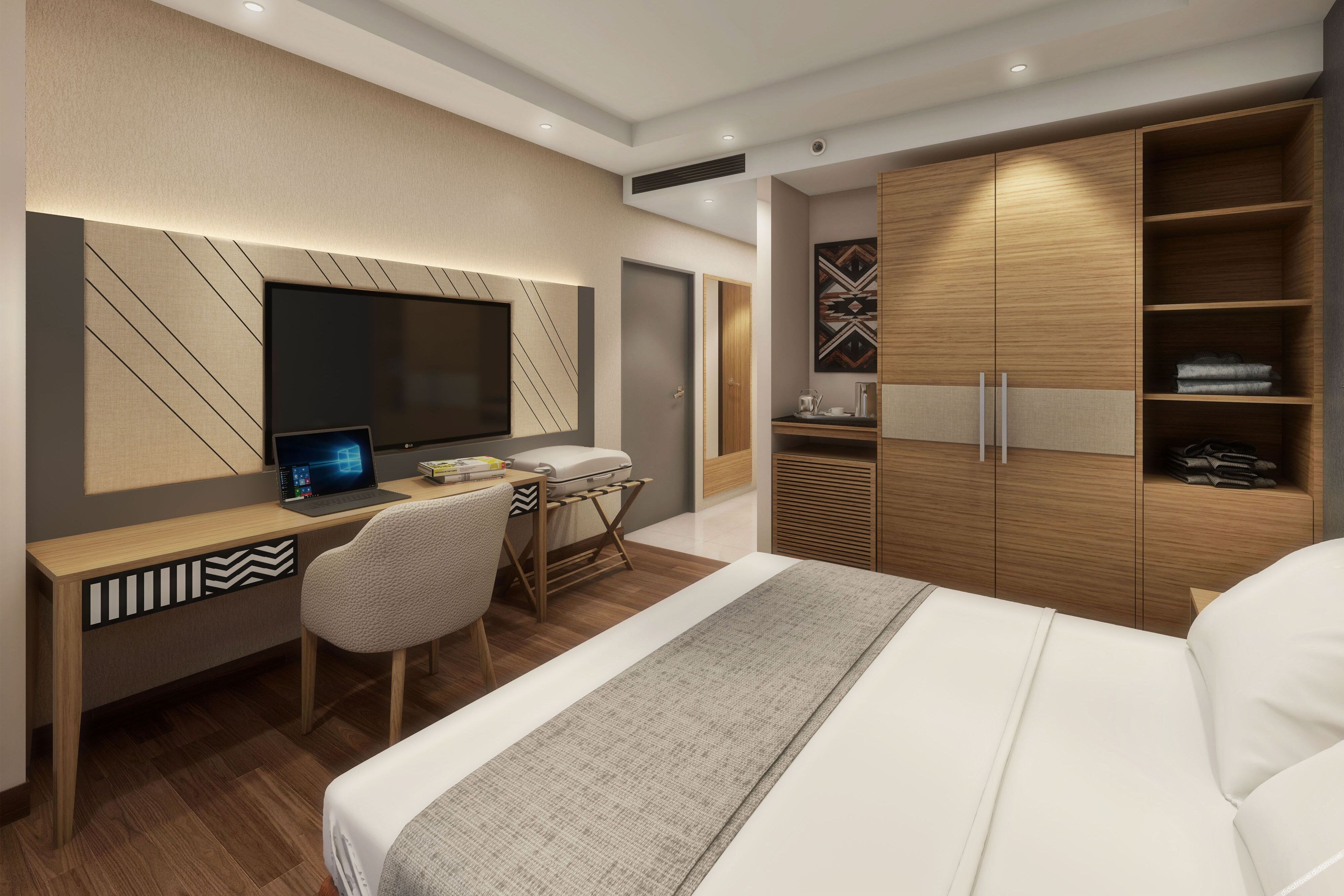 内陆景客房（1张特大床）