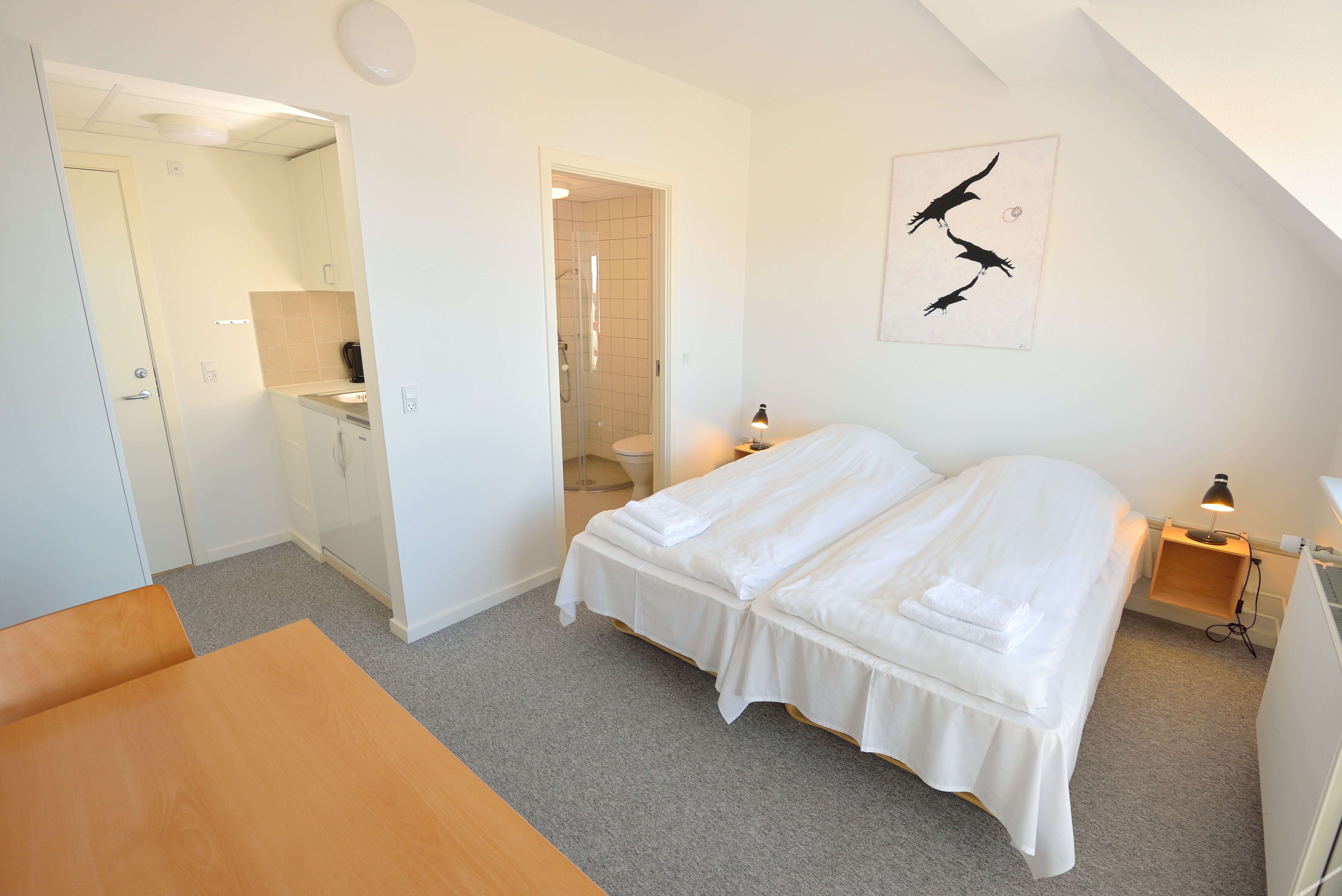 双人或双床间 - 带私人浴室