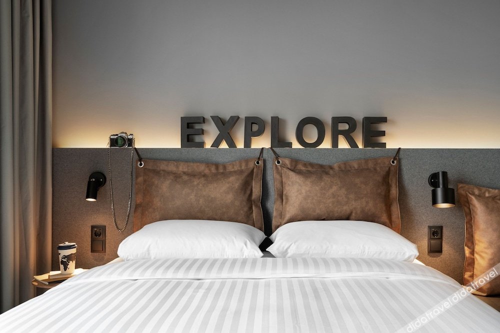 海景大床房，客房，1张大床，Sandnessundet景观，海景，高楼层